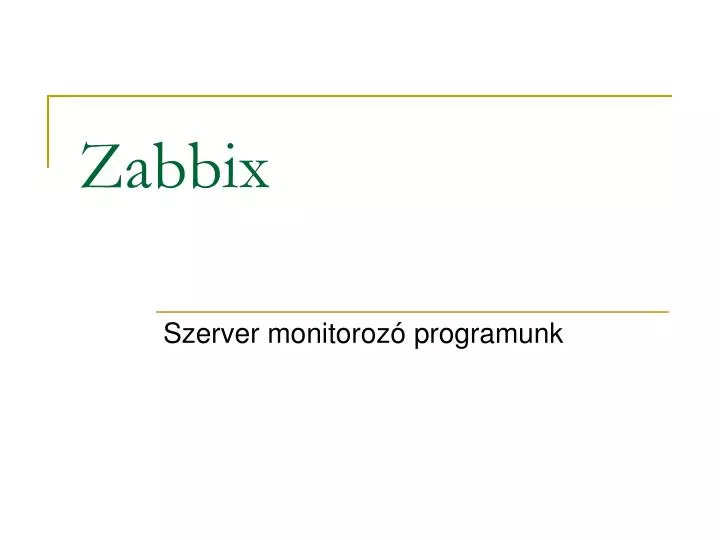 zabbix