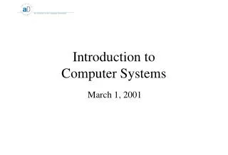 introduction to computer systems