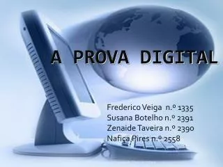 frederico veiga n 1335 susana botelho n 2391 zenaide taveira n 2390 nafi a pires n 2558