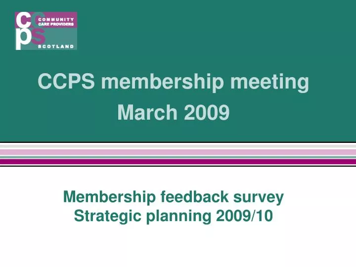 ccps membership meeting march 2009