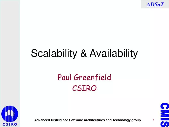 scalability availability