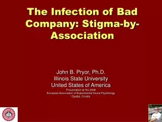 The Infection of Bad Company: Stigma-by-Association