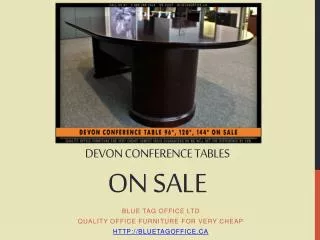 Devon Conference Tables on SALE at Blue Tag Office in Canada