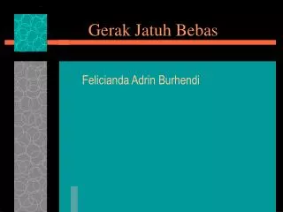 gerak jatuh bebas