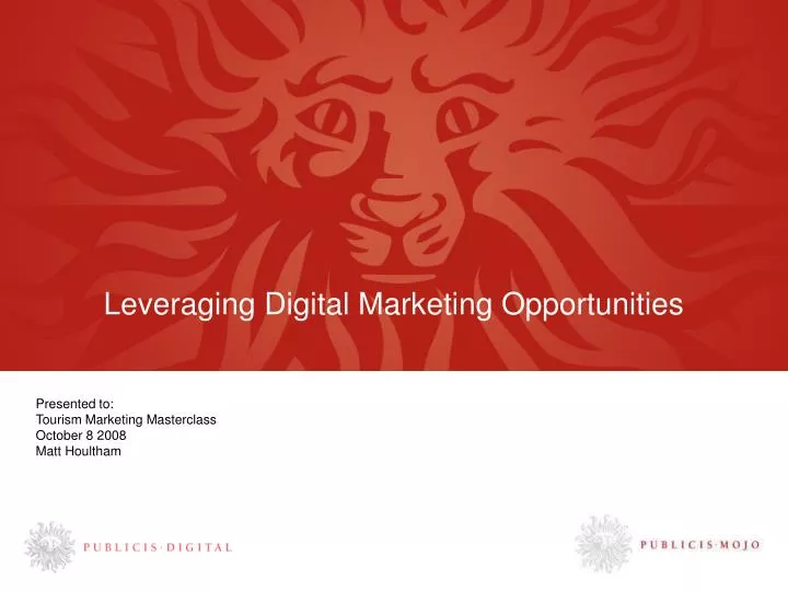 leveraging digital marketing opportunities