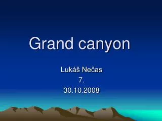 grand canyon