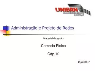 administra o e projeto de redes