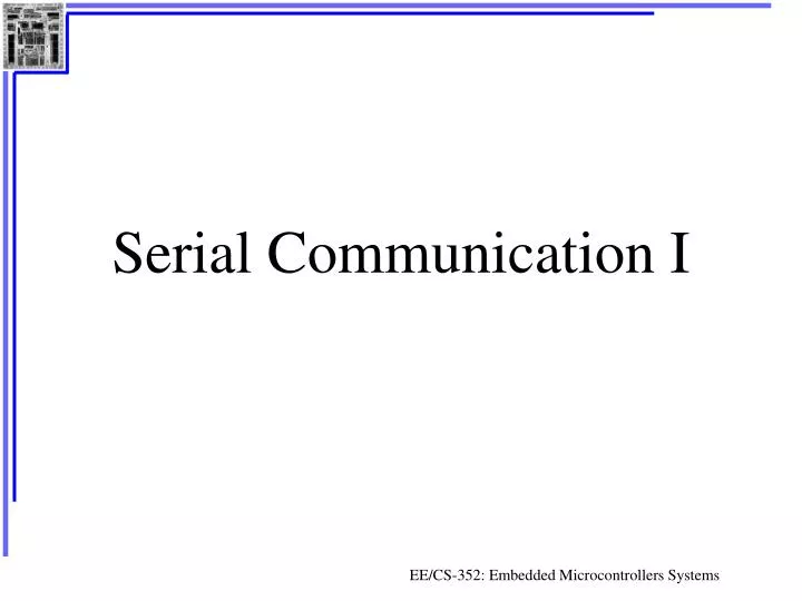 serial communication i