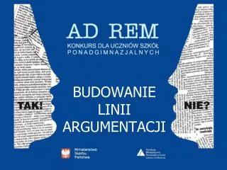 budowanie linii argumentacji