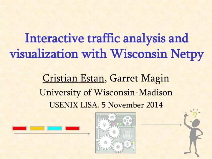 interactive traffic analysis and visualization with wisconsin netpy