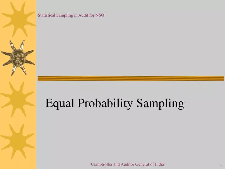 equal probability sampling