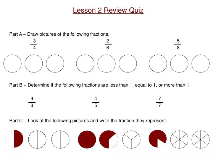 lesson 2 review quiz