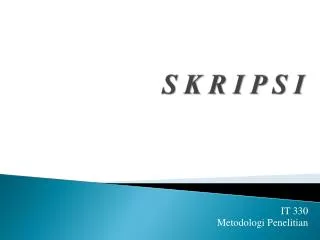 s k r i p s i