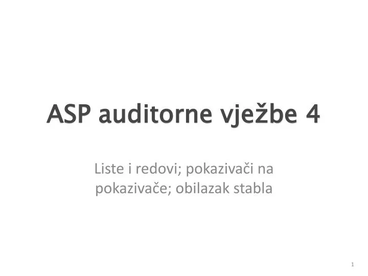 asp auditorne vje be 4