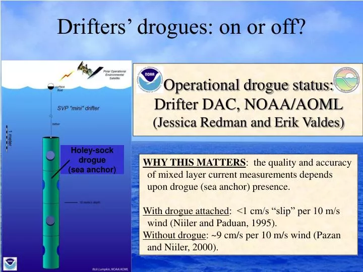 drifters drogues on or off