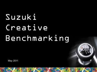 Suzuki Creative Benchmarking