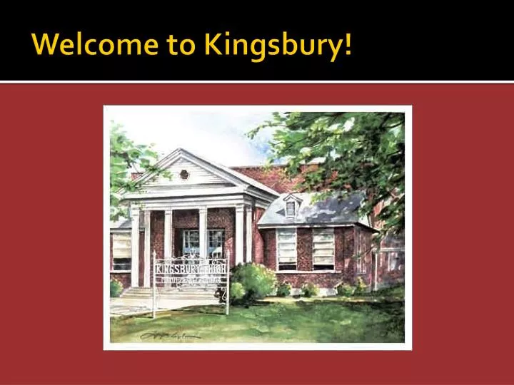 welcome to kingsbury