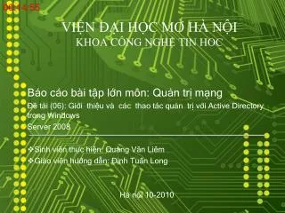 vi n i h c m h n i khoa c ng ngh tin hoc