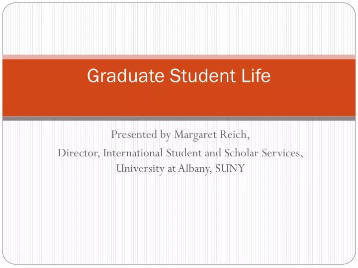 graduate student life