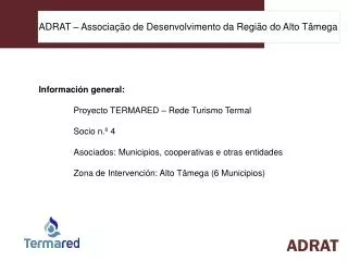 ADRAT – Associação de Desenvolvimento da Região do Alto Tâmega