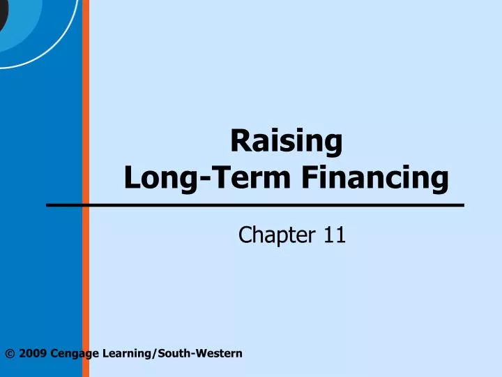 raising long term financing