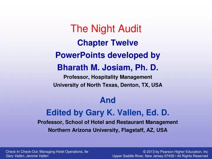 the night audit