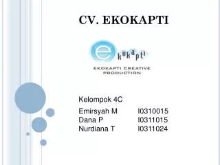 cv ekokapti