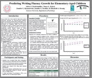 Predicting Writing Fluency Growth for Elementary-Aged Children