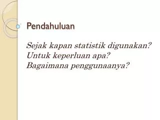 pendahuluan
