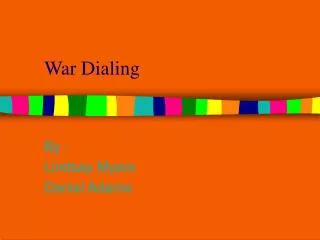 War Dialing