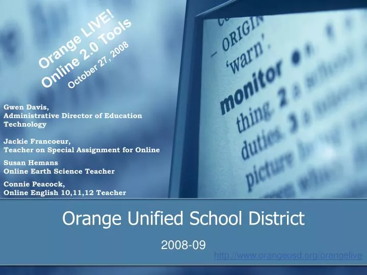 orange unified school district
