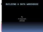 Building a Data Warehouse - slide 1