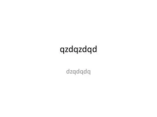 qzdqzdqd