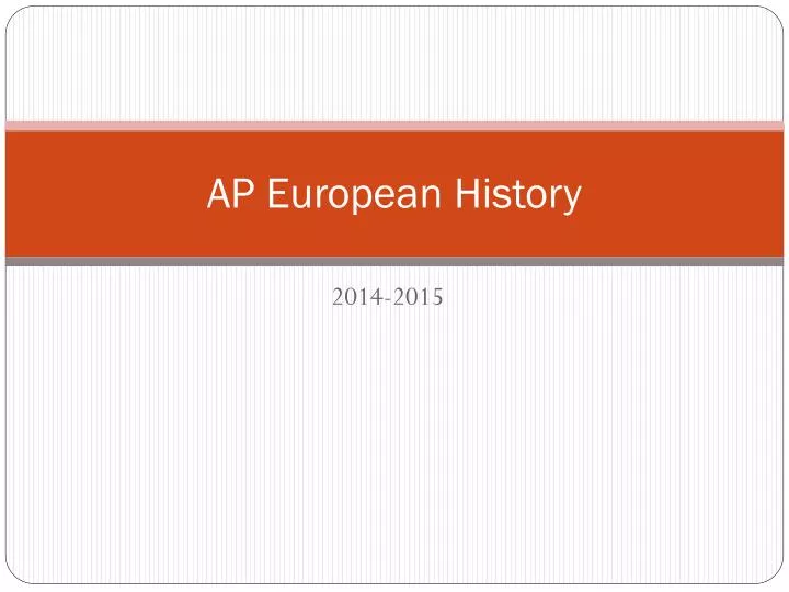 ap european history