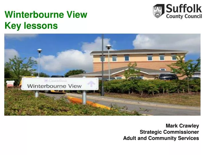 winterbourne view key lessons