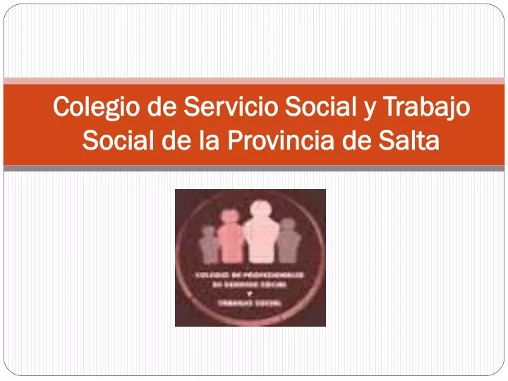 colegio de servicio social y trabajo social de la provincia de salta