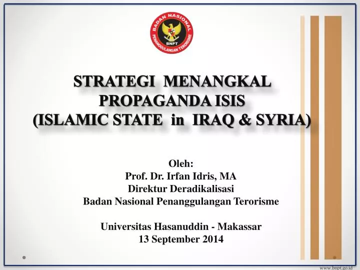 strategi menangkal propaganda isis islamic state in iraq syria