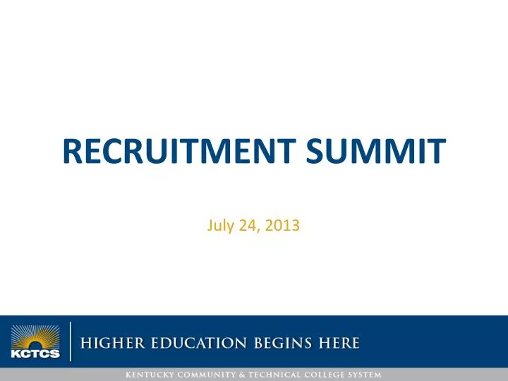 recruitment summit