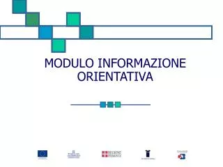 modulo informazione orientativa