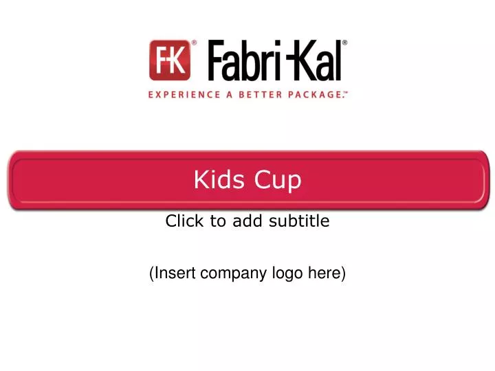 kids cup