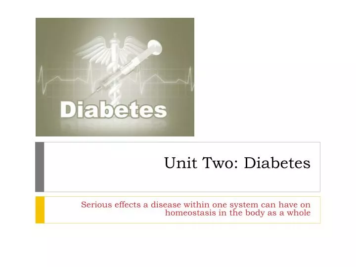 unit two diabetes