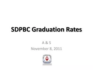 SDPBC Graduation Rates