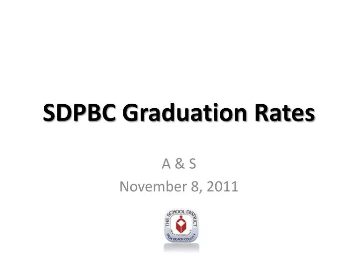 sdpbc graduation rates