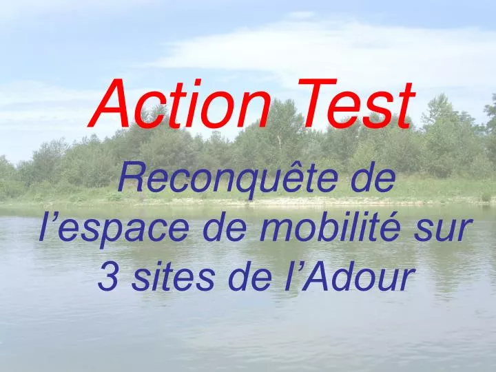 action test