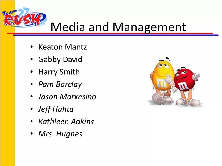 media and management