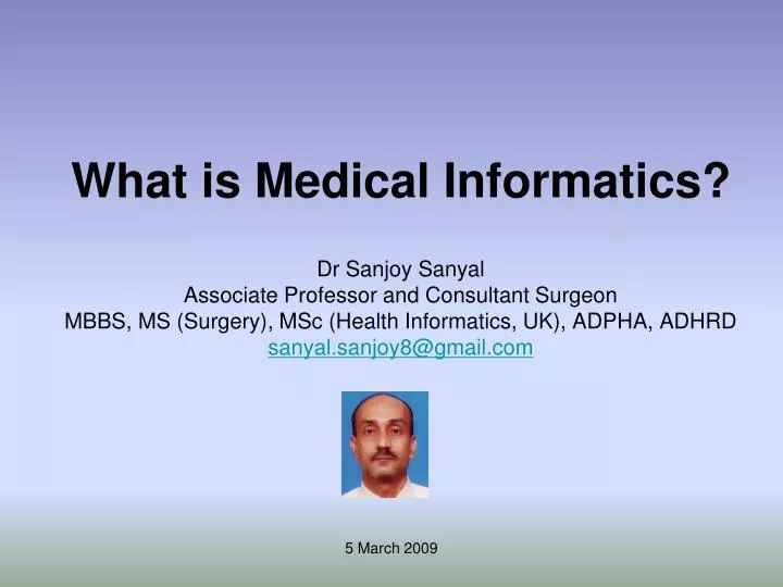what is medical informatics