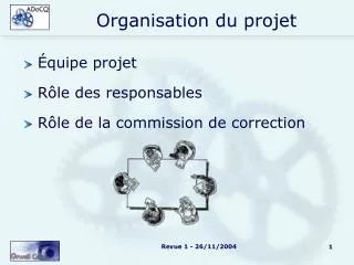 organisation du projet