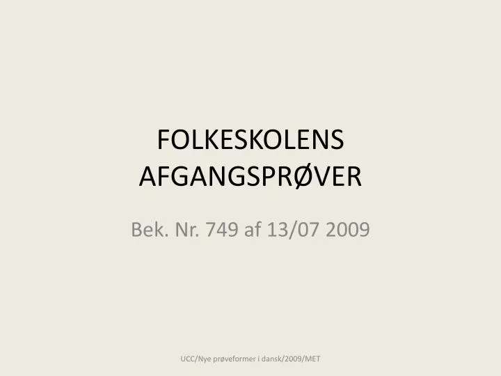 folkeskolens afgangspr ver