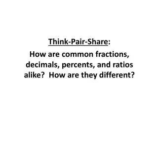 Think-Pair-Share :