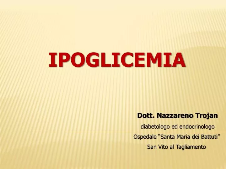 ipoglicemia